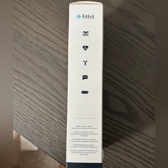 Fitbit Charge 3 Fitness Tracker Berry Rose Gold New Sealed - Picture 2 of 5